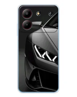 Чехол для ZTE Blade A54 с картинкой «Lamborghini фары детализация»