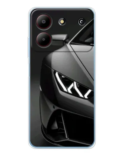 Чехол для ZTE Blade A54 с картинкой «Lamborghini фары детализация»