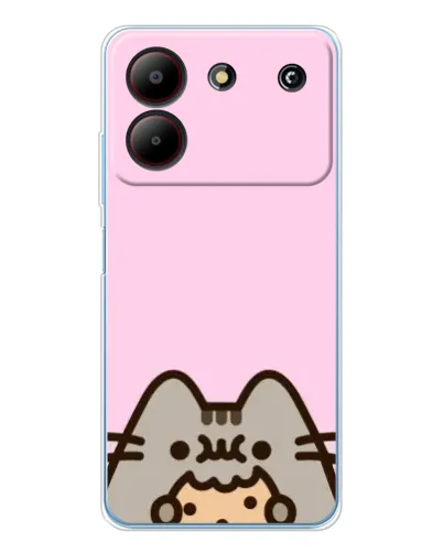 Чехол для ZTE Blade A54 с картинкой «Pusheen и печенье» Чехол для ZTE Blade A54 с картинкой «Pusheen и печенье»