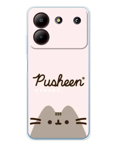 Чехол для ZTE Blade A54 с картинкой «Pusheen логотип» Чехол для ZTE Blade A54 с картинкой «Pusheen логотип»