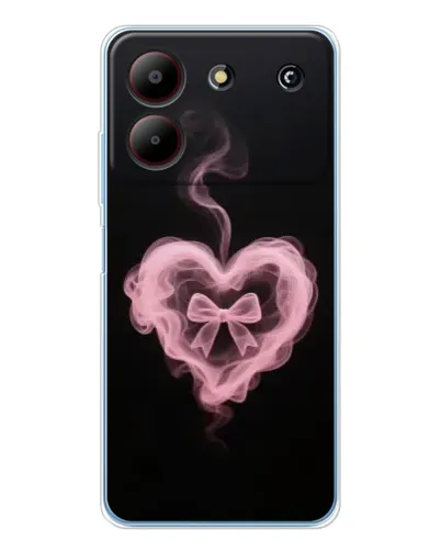 Чехол для ZTE Blade A54 с картинкой «Дымчатое сердце»