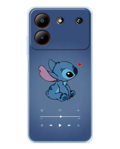 Чехол для ZTE Blade A54 с картинкой «Музыкальный Stitch»