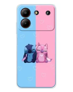 Чехол для ZTE Blade A54 с картинкой «Stitch и Angel Love» Чехол для ZTE Blade A54 с картинкой «Stitch и Angel Love»