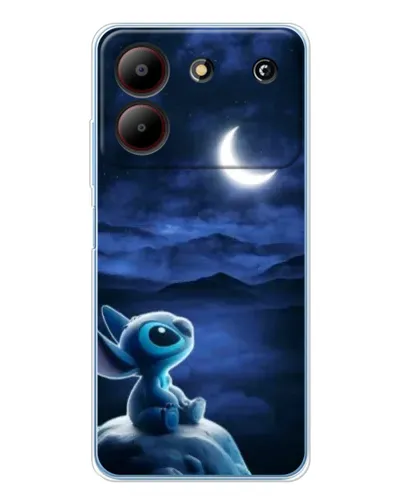 Чехол для ZTE Blade A54 с картинкой «Лунная ночь Стича»
