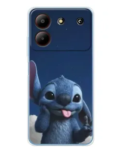 Чехол для ZTE Blade A54 с картинкой «Стич в облаках» Чехол для ZTE Blade A54 с картинкой «Стич в облаках»