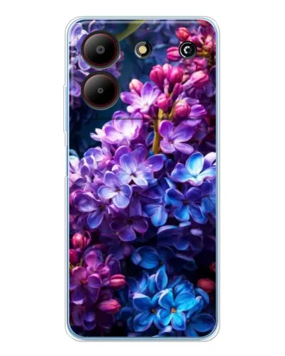 Чехол для ZTE Blade A54 с картинкой «Сиреневый цвет»