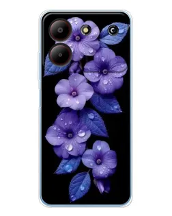 Чохол для ZTE Blade A54 з картинкою «Фіолетові квіти з росою» Чохол для ZTE Blade A54 з картинкою «Фіолетові квіти з росою»
