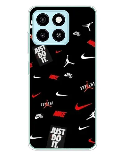 Чехол для ZTE Blade A55 с картинкой «Nike Mix Pattern»