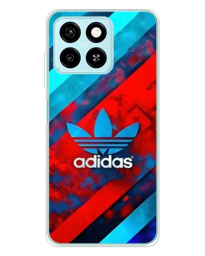 Чехол для ZTE Blade A55 с картинкой «Абстракция Adidas»