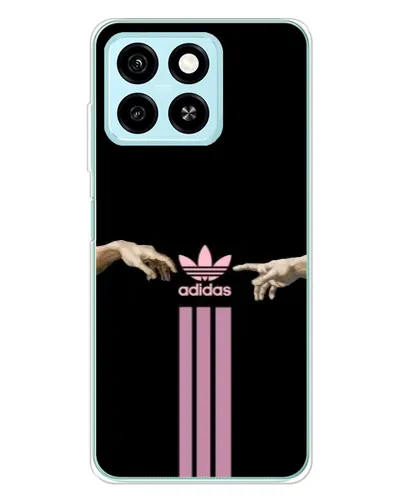 Чехол для ZTE Blade A55 с картинкой «Adidas Hands»