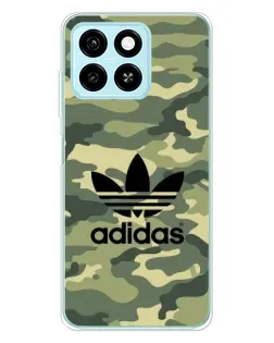 Чехол для ZTE Blade A55 с картинкой «Милитари стиль Adidas»