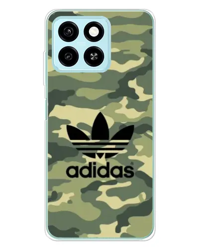 Чехол для ZTE Blade A55 с картинкой «Милитари стиль Adidas»