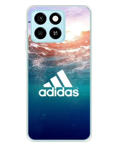 Чехол для ZTE Blade A55 с картинкой «Океанская глубина адидас»