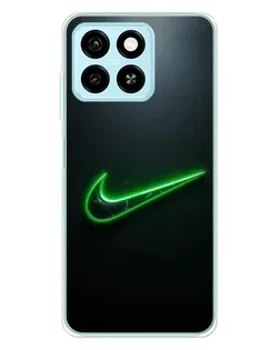 Чехол для ZTE Blade A55 с картинкой «Неоновый контур Nike» Чехол для ZTE Blade A55 с картинкой «Неоновый контур Nike»
