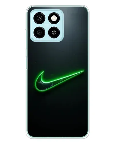 Чехол для ZTE Blade A55 с картинкой «Неоновый контур Nike» Чехол для ZTE Blade A55 с картинкой «Неоновый контур Nike»