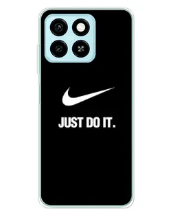 Чехол для ZTE Blade A55 с картинкой «Классический принт Nike»