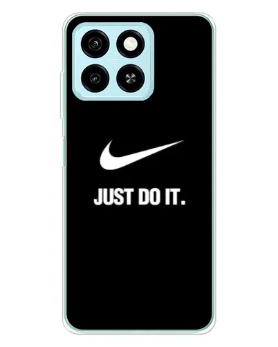Чехол для ZTE Blade A55 с картинкой «Классический принт Nike» Чехол для ZTE Blade A55 с картинкой «Классический принт Nike»