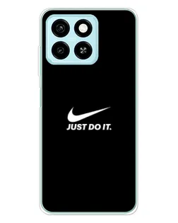 Чехол для ZTE Blade A55 с картинкой «Минимализм от Nike»