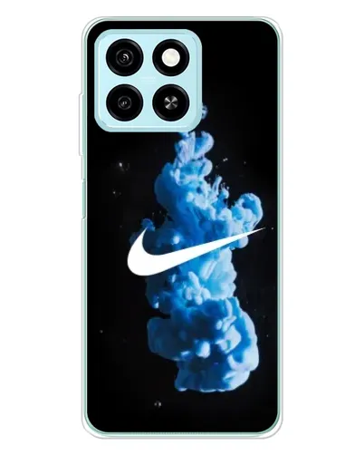 Чехол для ZTE Blade A55 с картинкой «Nike и синий дым» Чехол для ZTE Blade A55 с картинкой «Nike и синий дым»
