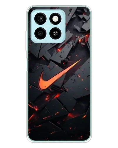 Чехол для ZTE Blade A55 с картинкой «Nike — эффект разломов» Чехол для ZTE Blade A55 с картинкой «Nike — эффект разломов»