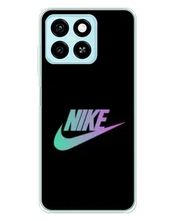 Чехол для ZTE Blade A55 с картинкой «Nike — городская ночь»