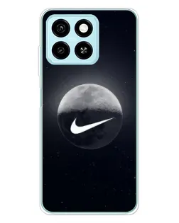 Чехол для ZTE Blade A55 с картинкой «Nike в стиле граффити»