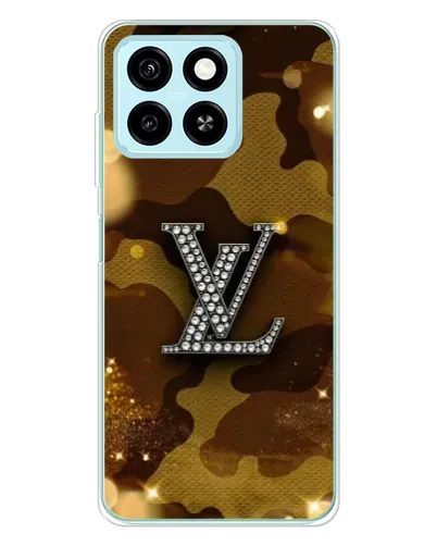 Чехол для ZTE Blade A55 с картинкой «Камуфляжный Louis Vuitton»