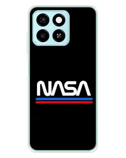 Чехол для ZTE Blade A55 с картинкой «NASA — классика Red Blue» Чехол для ZTE Blade A55 с картинкой «NASA — классика Red Blue»