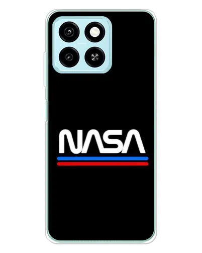 Чехол для ZTE Blade A55 с картинкой «NASA — классика Red Blue» Чехол для ZTE Blade A55 с картинкой «NASA — классика Red Blue»