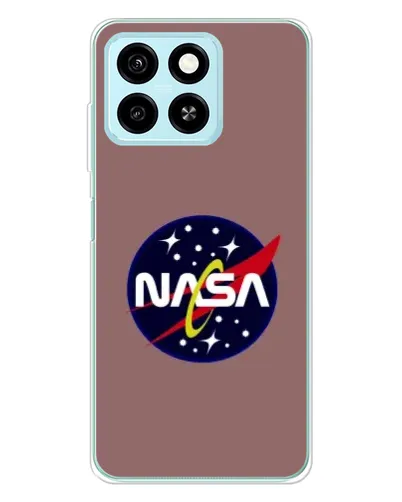 Чехол для ZTE Blade A55 с картинкой «NASA — ретро космос» Чехол для ZTE Blade A55 с картинкой «NASA — ретро космос»