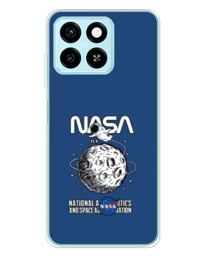 Чехол для ZTE Blade A55 с картинкой «NASA — лунная миссия» Чехол для ZTE Blade A55 с картинкой «NASA — лунная миссия»