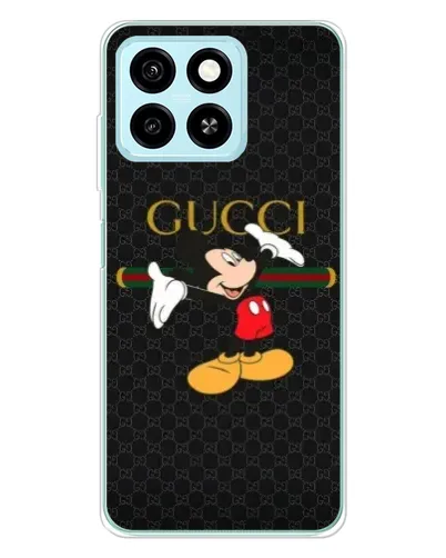 Чехол для ZTE Blade A55 с картинкой «Микки Маус Gucci»