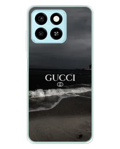 Чехол для ZTE Blade A55 с картинкой «Gucci — морской прибой»