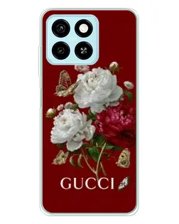 Чехол для ZTE Blade A55 с картинкой «Gucci —  сад»