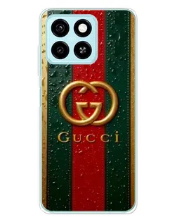 Чехол для ZTE Blade A55 с картинкой «Gucci — фирменная полоса и золото» Чехол для ZTE Blade A55 с картинкой «Gucci — фирменная полоса и золото»