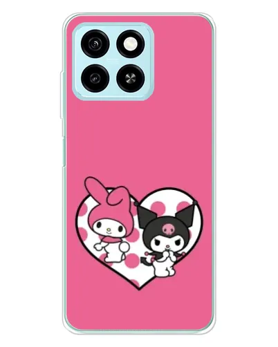 Чехол для ZTE Blade A55 с картинкой «Kuromi и My Melody» Чехол для ZTE Blade A55 с картинкой «Kuromi и My Melody»