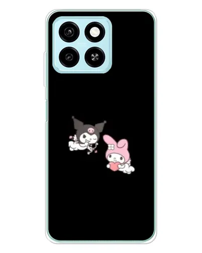 Чехол для ZTE Blade A55 с картинкой «My Melody и Kuromi» Чехол для ZTE Blade A55 с картинкой «My Melody и Kuromi»