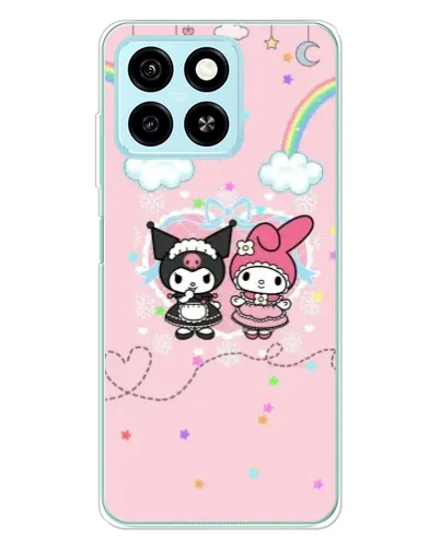 Чехол для ZTE Blade A55 с картинкой «My Melody и Kuromi» Чехол для ZTE Blade A55 с картинкой «My Melody и Kuromi»