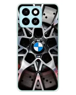 Чехол для ZTE Blade A55 с картинкой «BMW — деталь диска»