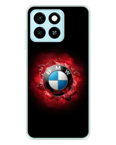 Чехол для ZTE Blade A55 с картинкой «Логотип BMW — вспышка»