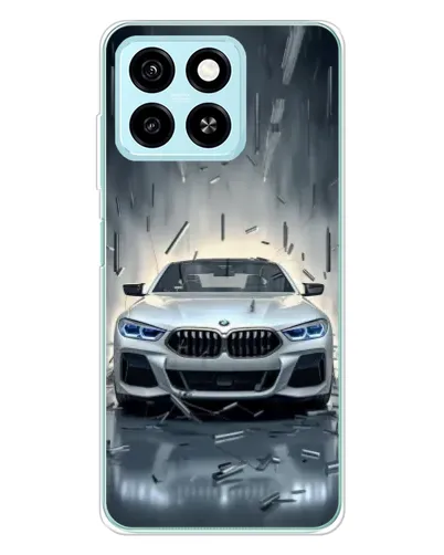 Чехол для ZTE Blade A55 с картинкой «BMW в свете фар»