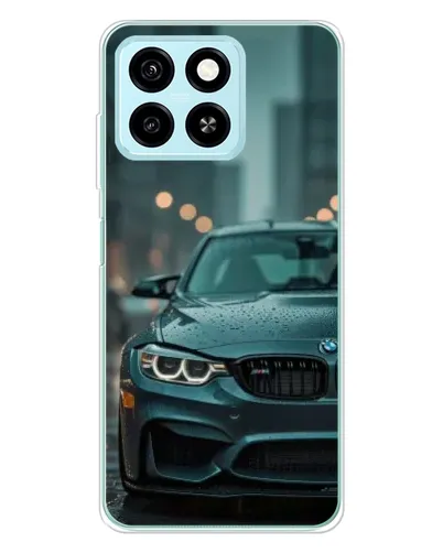 Чехол для ZTE Blade A55 с картинкой «BMW в огнях города»