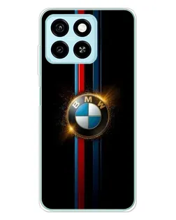 Чехол для ZTE Blade A55 с картинкой «BMW M-Power неон»
