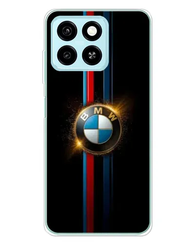 Чехол для ZTE Blade A55 с картинкой «BMW M-Power неон»