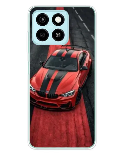 Чехол для ZTE Blade A55 с картинкой «BMW на красной дорожке»