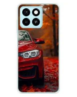 Чехол для ZTE Blade A55 с картинкой «Осенняя BMW M4»