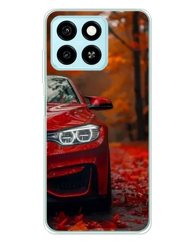 Чехол для ZTE Blade A55 с картинкой «Осенняя BMW M4»