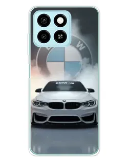 Чохол для ZTE Blade A55 з картинкою «BMW в білому диму»