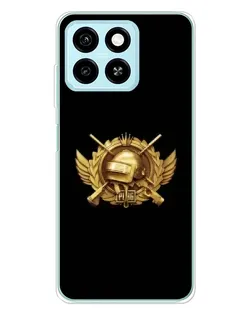 Чехол для ZTE Blade A55 с картинкой «PUBG — оранжевый градиент» Чехол для ZTE Blade A55 с картинкой «PUBG — оранжевый градиент»