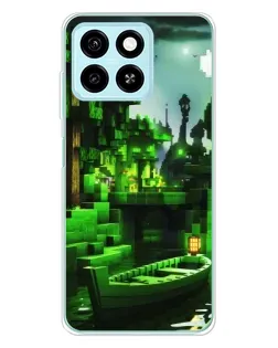 Чехол для ZTE Blade A55 с картинкой «Minecraft лесной пейзаж» Чехол для ZTE Blade A55 с картинкой «Minecraft лесной пейзаж»
